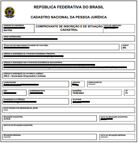 CNPJ em Teresina